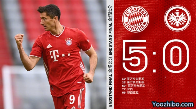 <a href=/zuqiu_jingcai/bayern/ target=_blank class=infotextkey>拜仁</a>慕尼黑5-0法兰克福